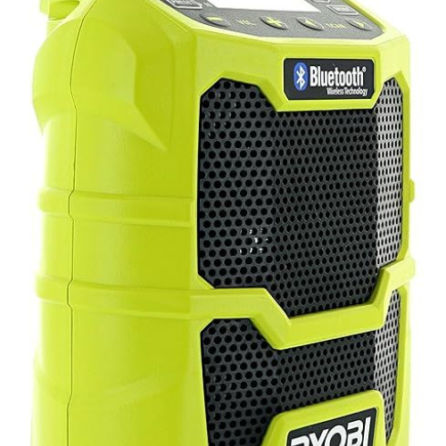 Ryobi P742 One+ 18V Lithium Ion Cordless Compact  Bluetooth and Phone Charging 18V Battery 