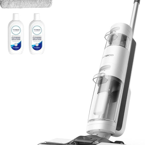 Tineco iFLOOR 3 Breeze Complete Wet Dry Vacuum Cordless Floor Cleaner and Mop One-Step Cleaning for Hard Floors